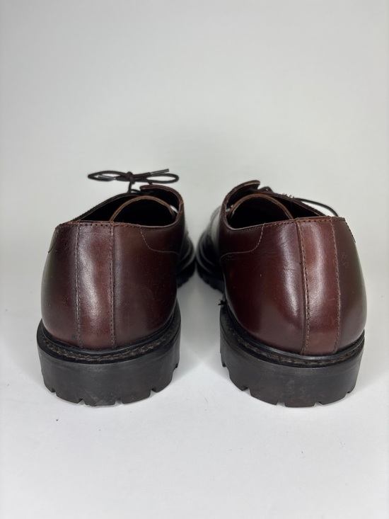 L Homme Oxfords Lace Up Dress Shoes Men Size 9.5 Brown Leather Made In Brazil